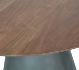 DINING TABLE MANGO WOOD METAL LEG 120 - DINING TABLES